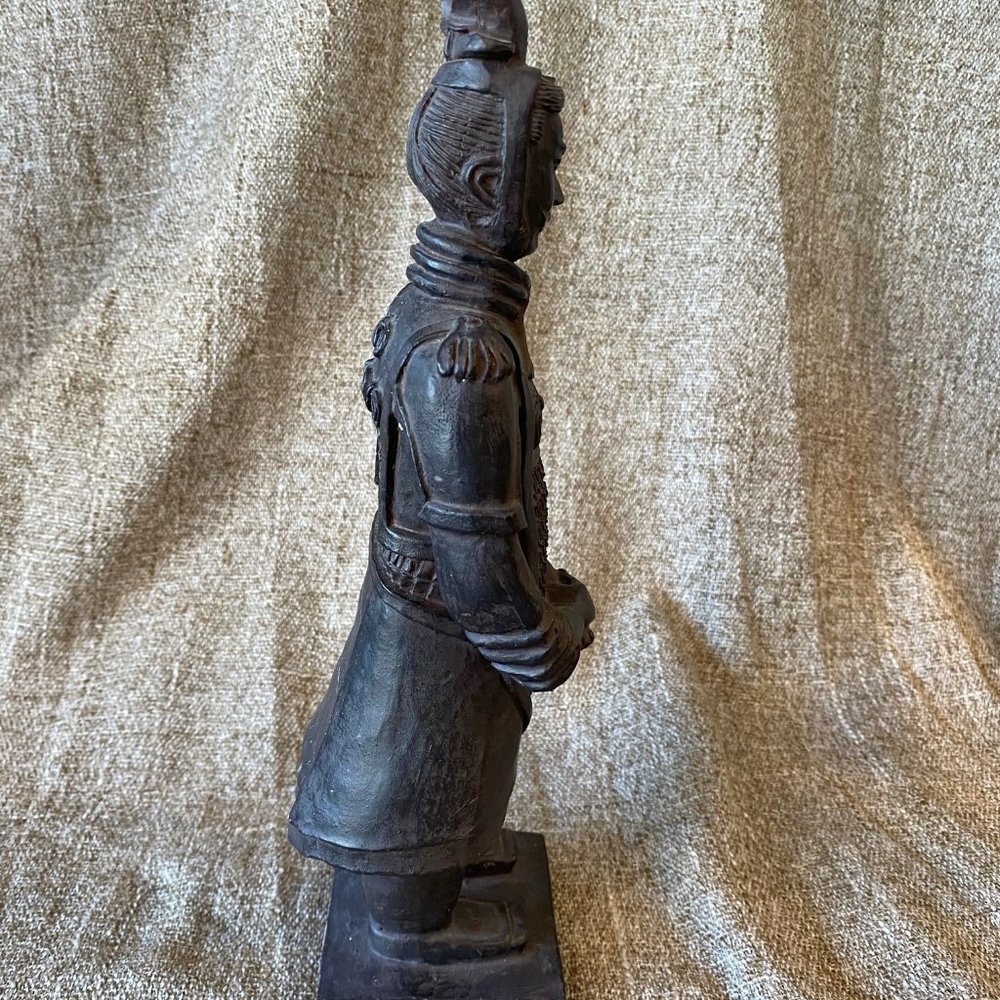 Vintage Asian Warrior Statue